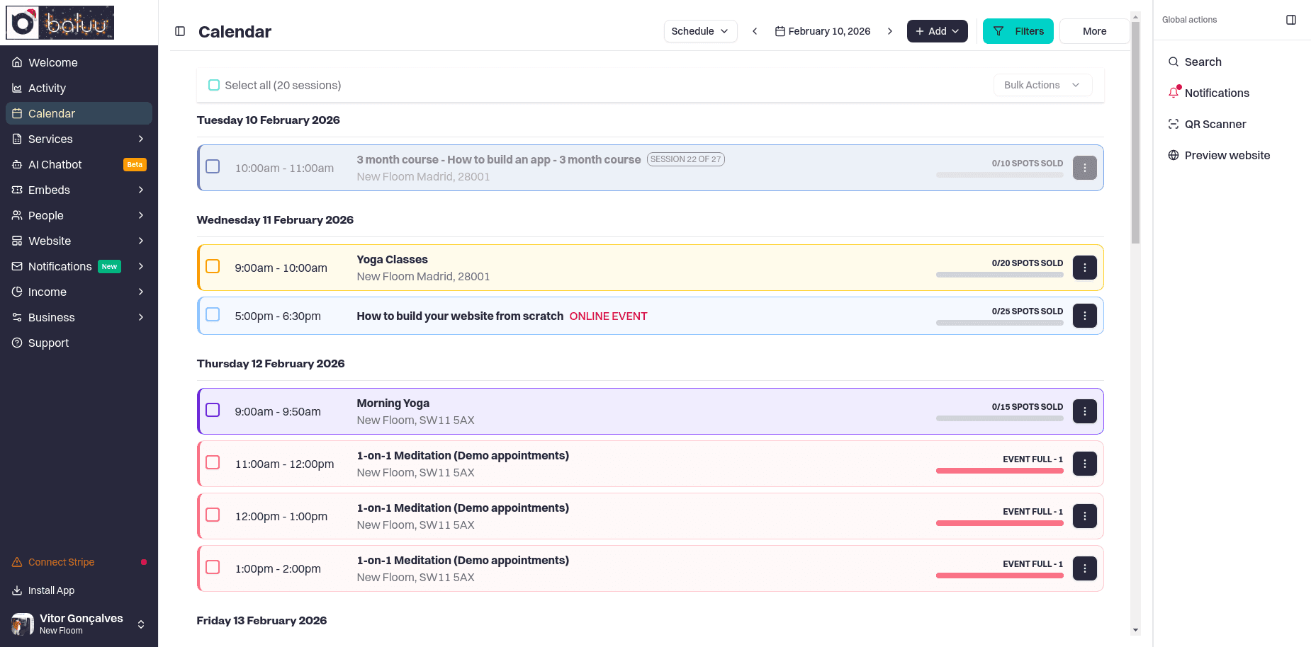 Booking & Scheduling screenshot 1