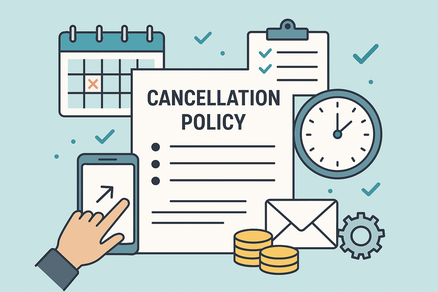 Cancellation Policy for Small Business: How to Create One with Baluu Custom Booking Software