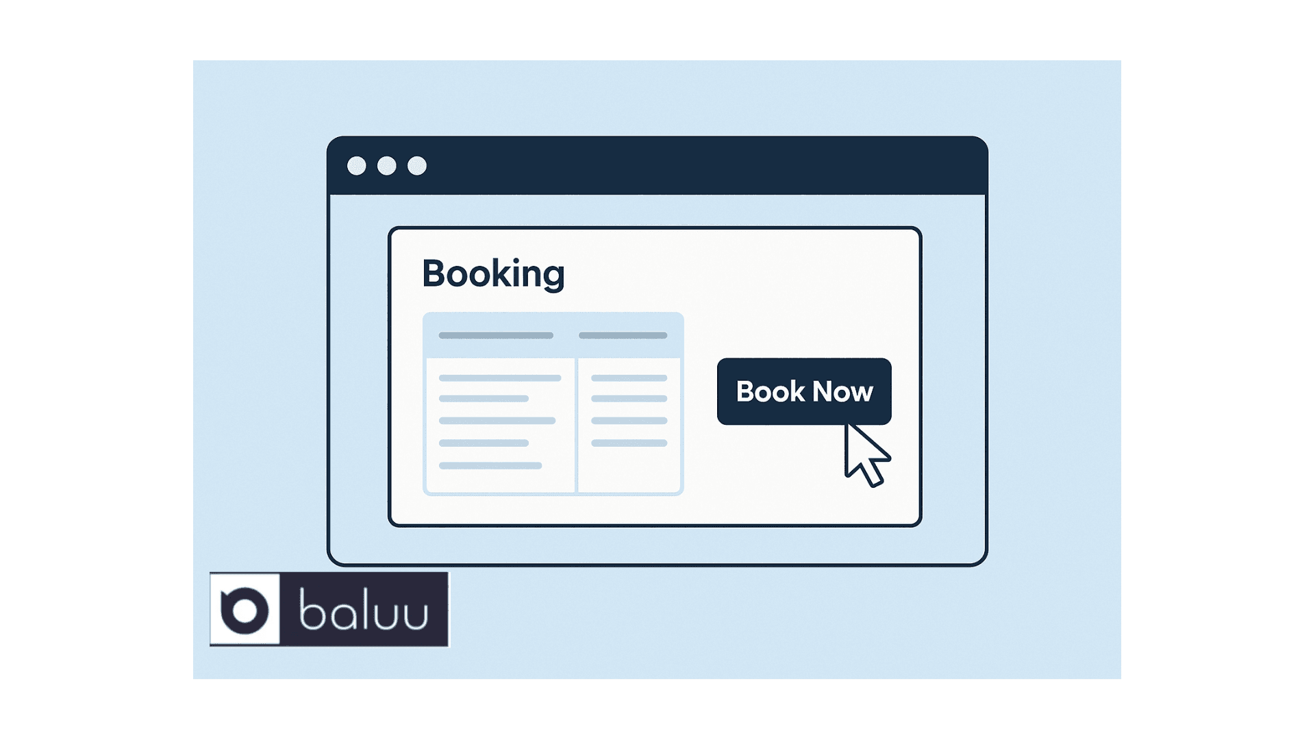 Why Embedding Baluu Custom Booking Software on Your Website Boosts Professionalism & Trust