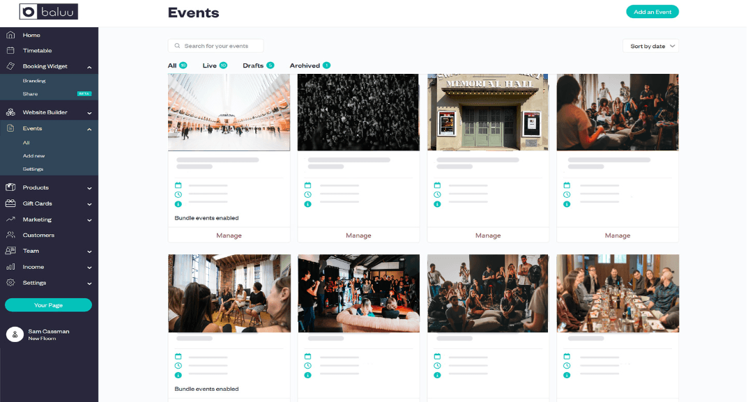 Quick, flexible setup