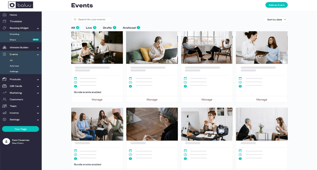Quick, flexible setup
