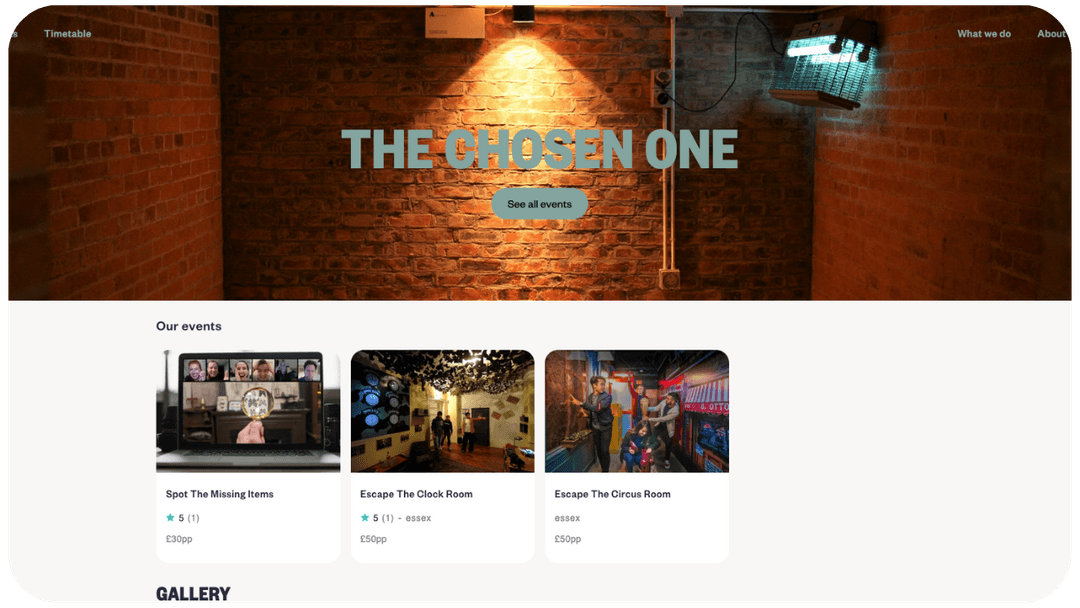 Quick, flexible setup