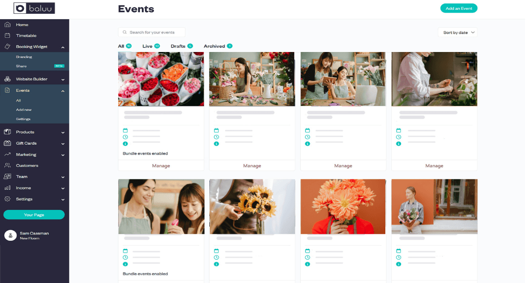 Quick, flexible setup