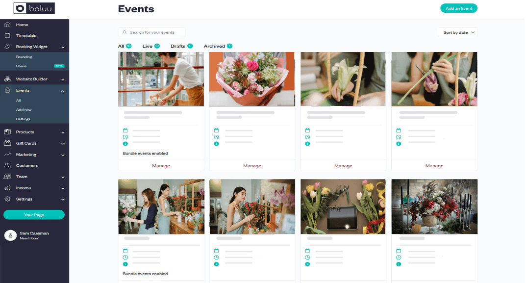 Quick, flexible setup