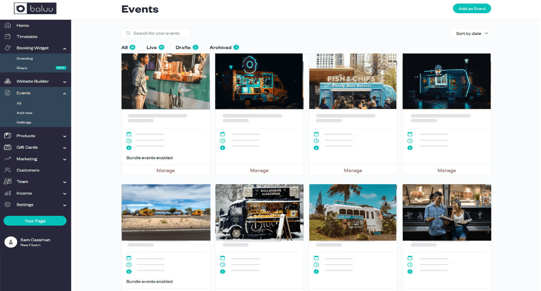 Quick, flexible setup