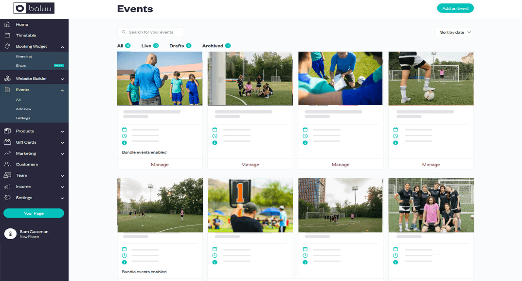 Quick, flexible setup