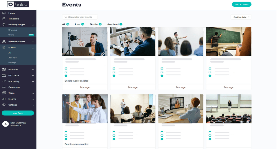 Quick, flexible setup