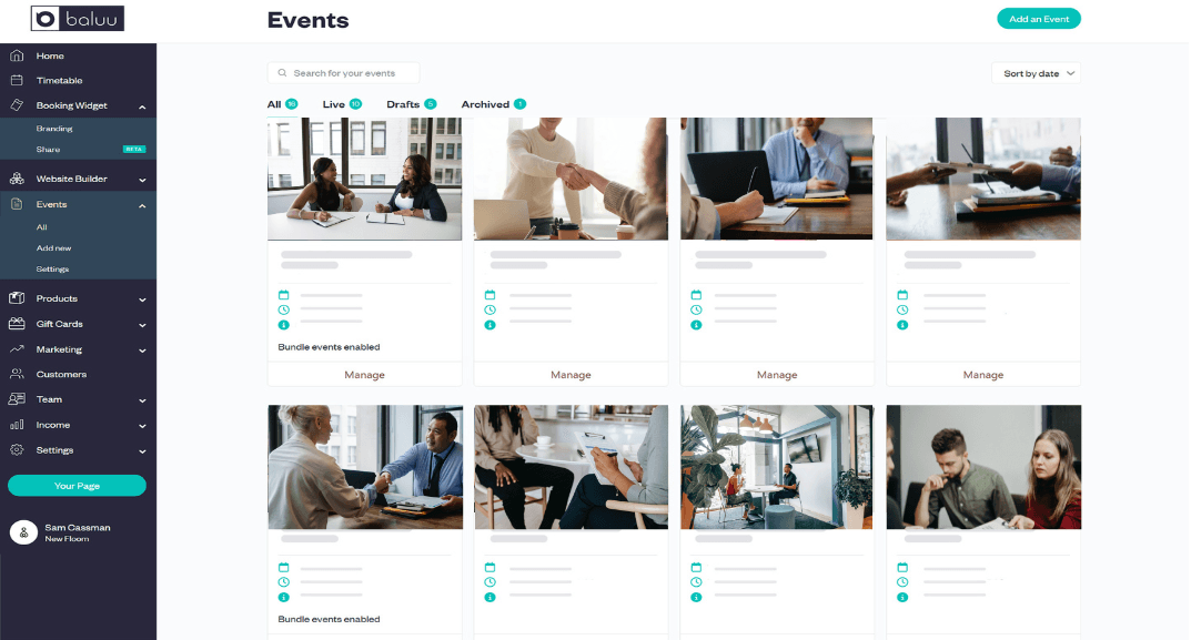 Quick, flexible setup