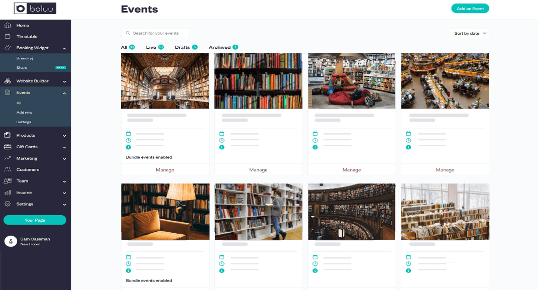 Quick, flexible setup