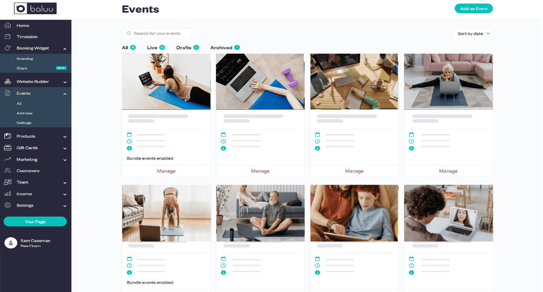 Quick, flexible setup