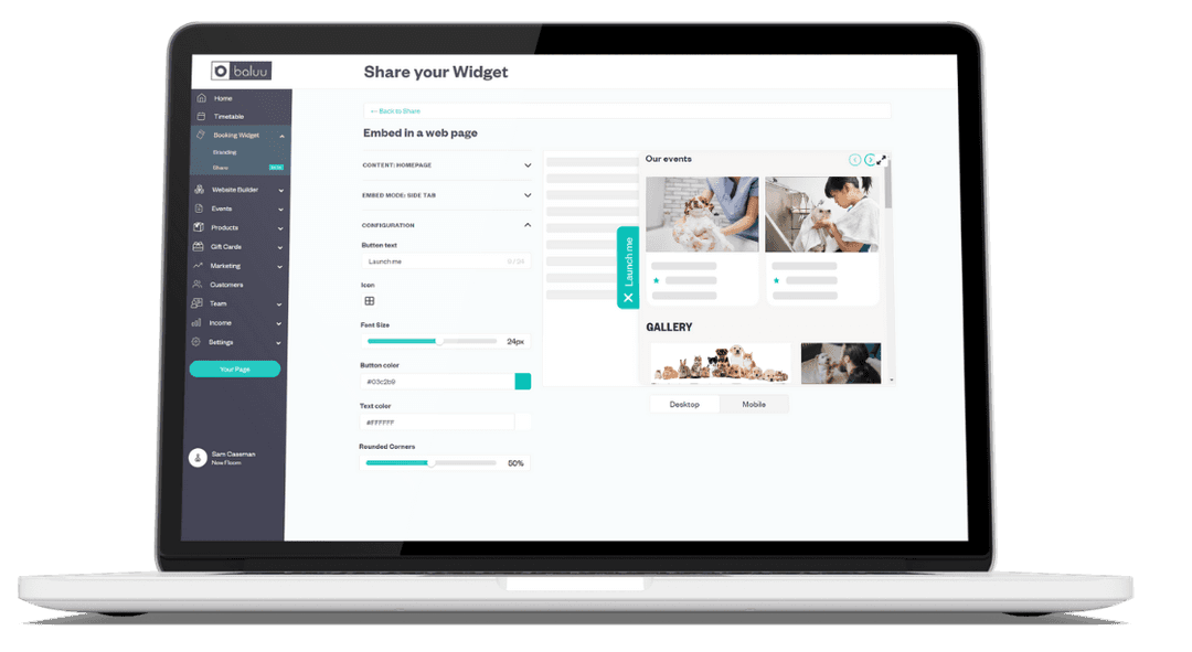 Quick, flexible setup