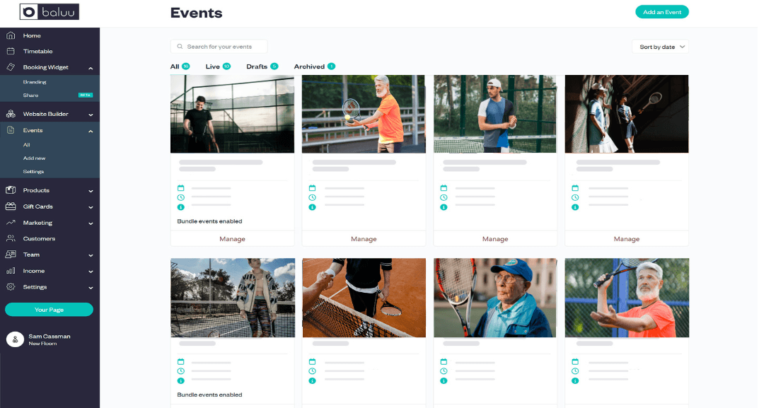 Quick, flexible setup