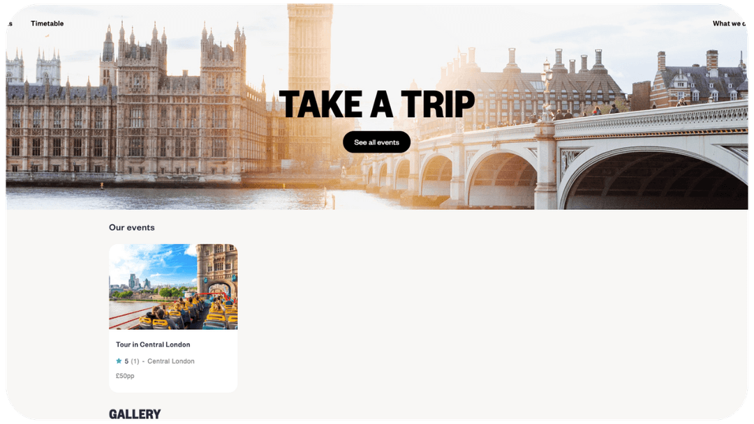 Quick, flexible setup