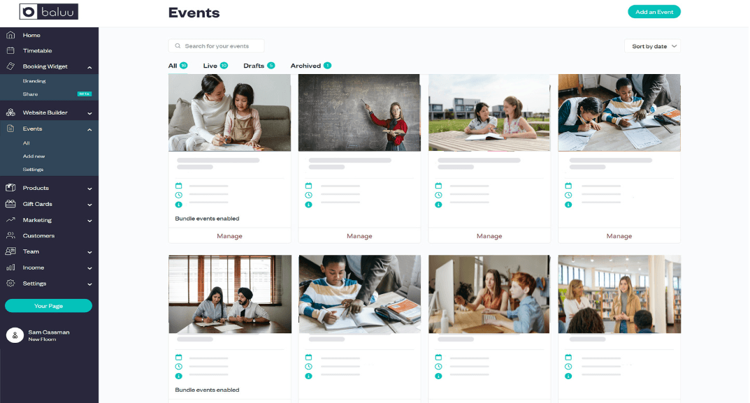 Quick, flexible setup