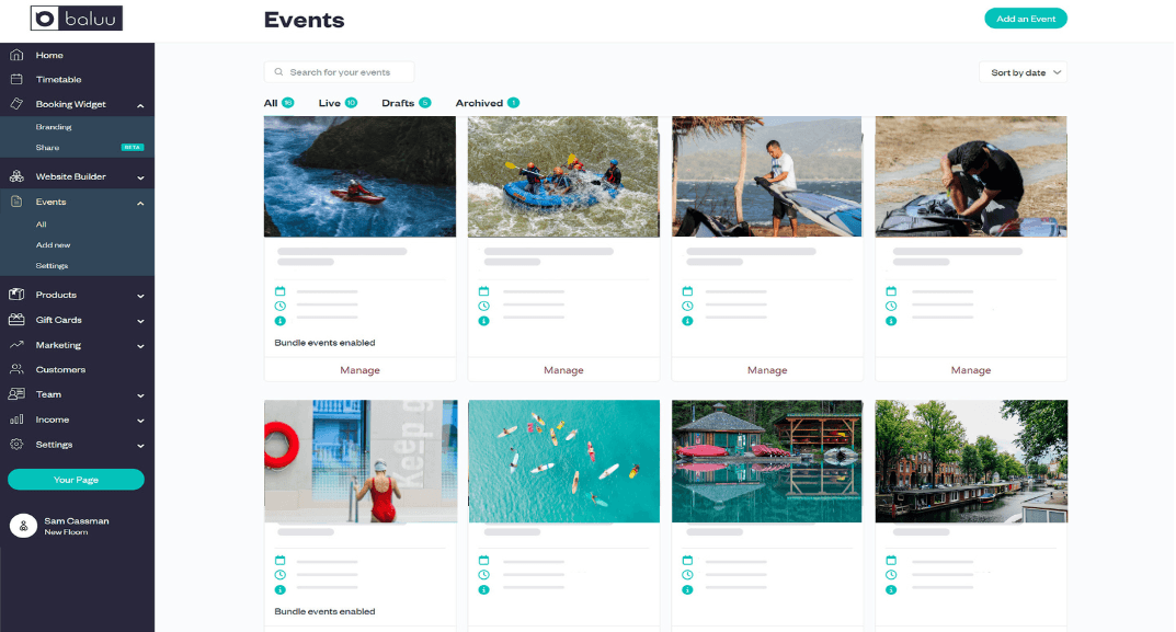 Quick, flexible setup