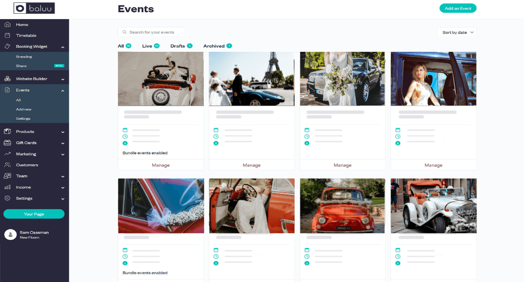 Quick, flexible setup