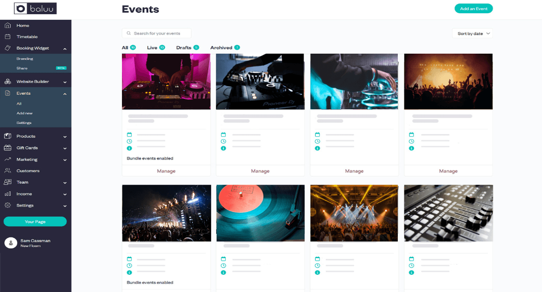 Quick, flexible setup