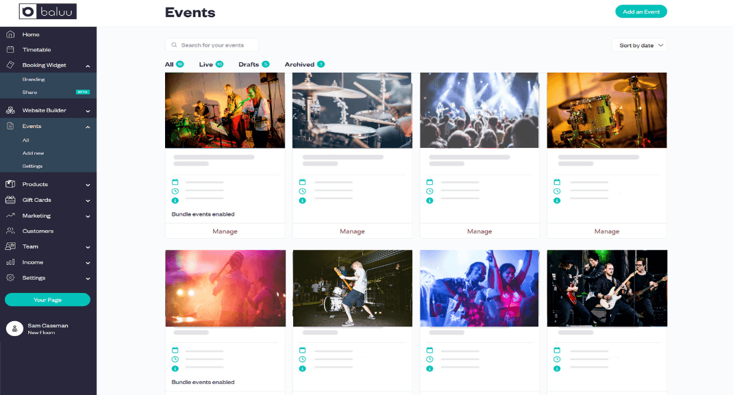 Quick, flexible setup