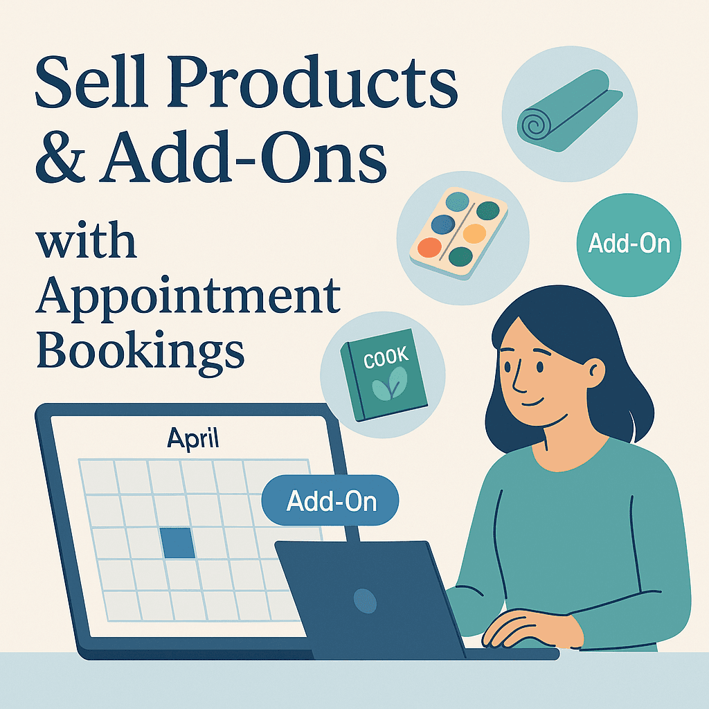 Appointment Booking Add-Ons: Sell Products Alongside Bookings with Baluu Custom Booking Software