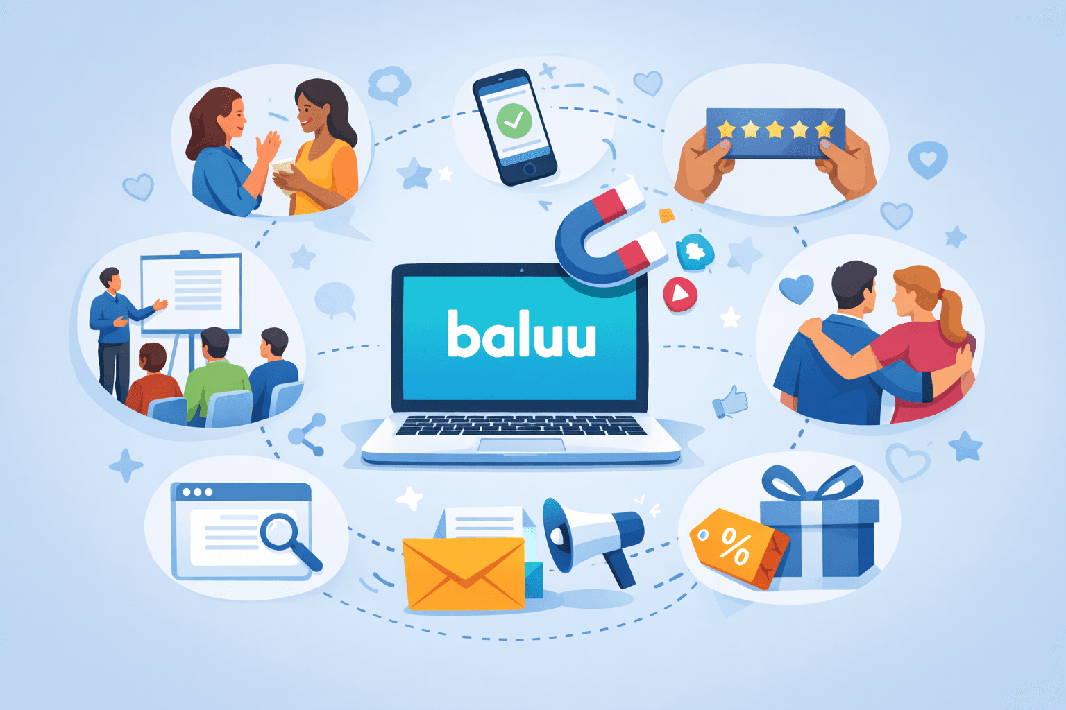 Word of Mouth Marketing: What Makes People Recommend Your Classes (Without Asking) With Baluu Custom Booking Software
