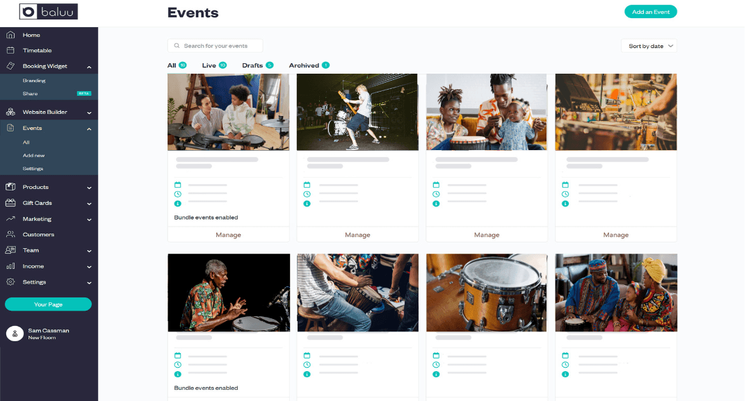 Quick, flexible setup