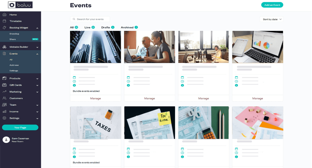 Quick, flexible setup