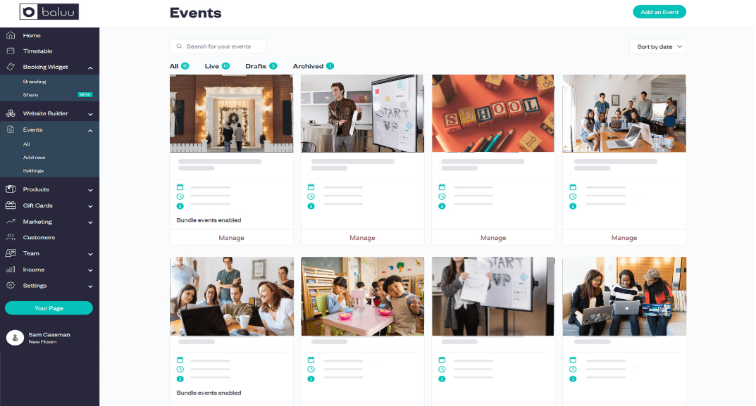 Quick, flexible setup