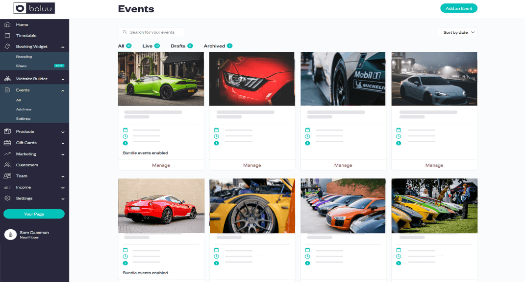 Quick, flexible setup