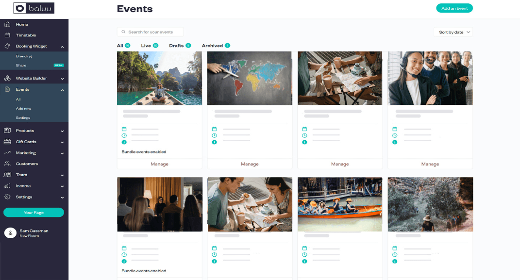Quick, flexible setup