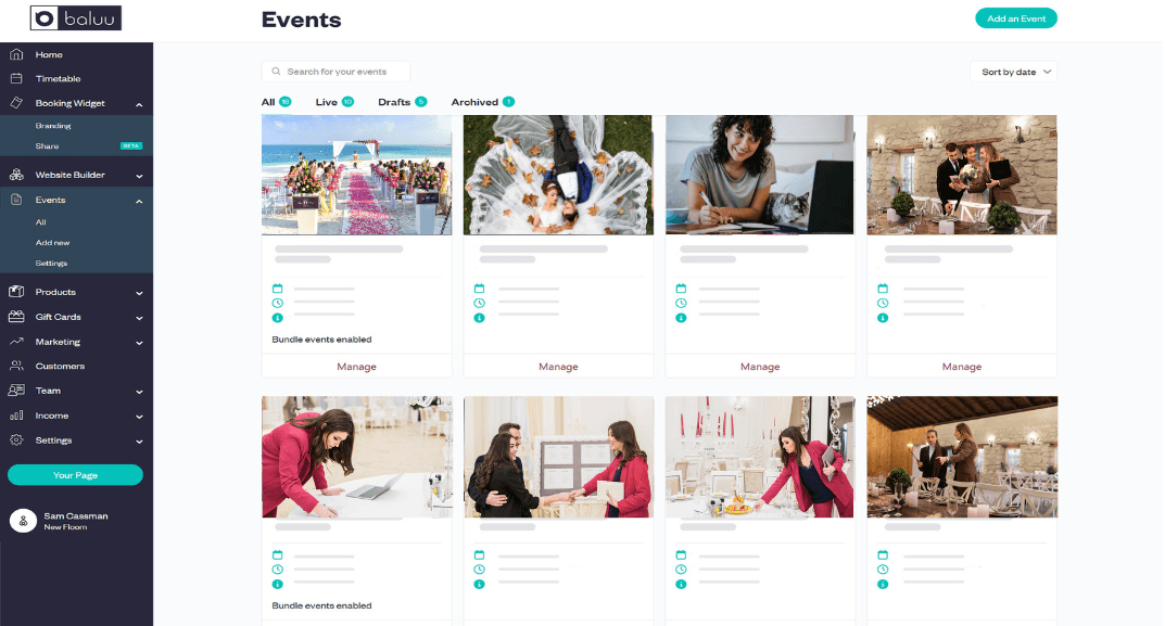 Quick, flexible setup