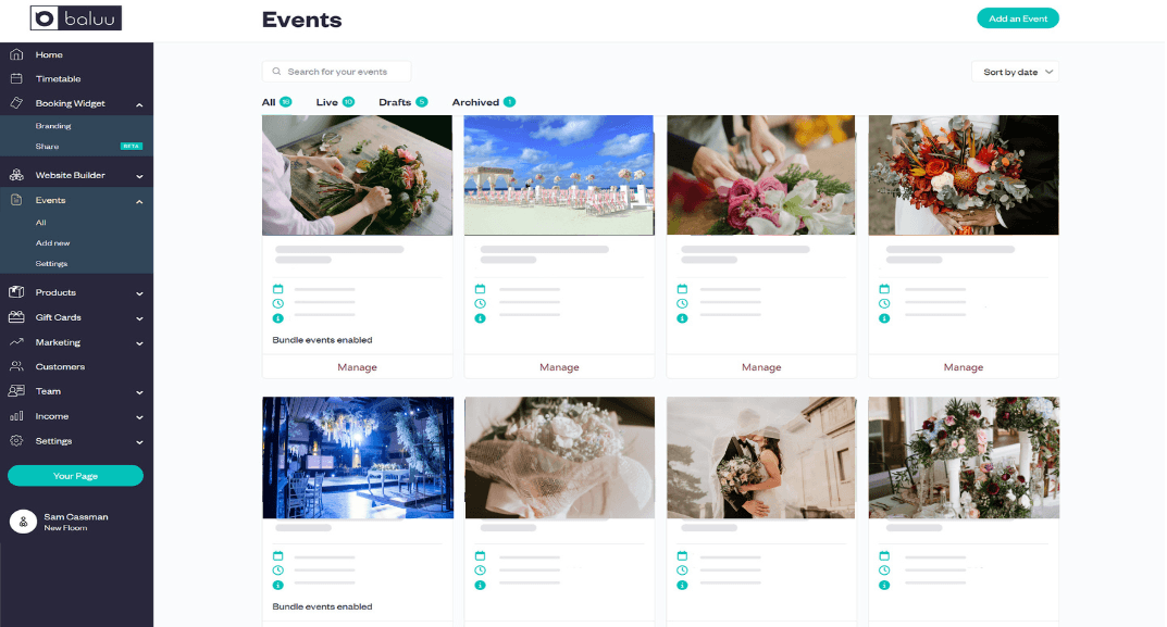 Quick, flexible setup