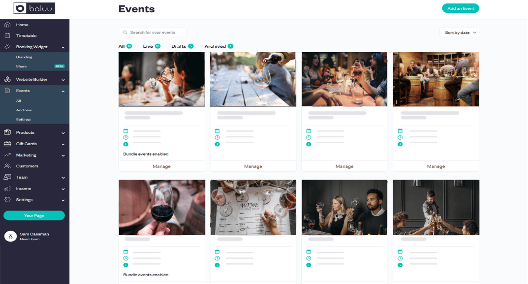 Quick, flexible setup