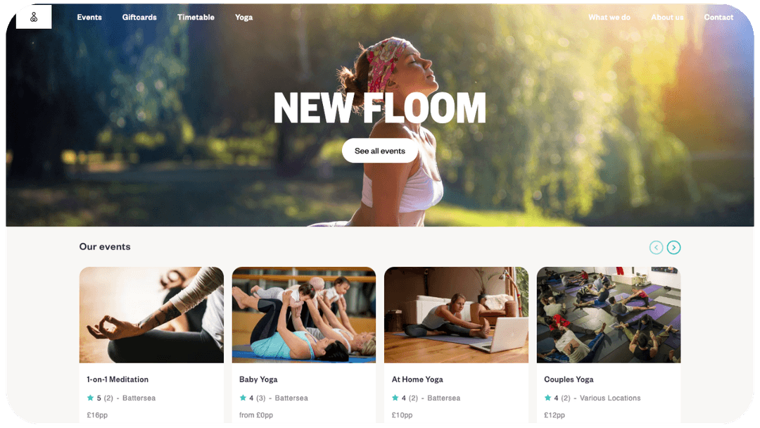 Quick, flexible setup