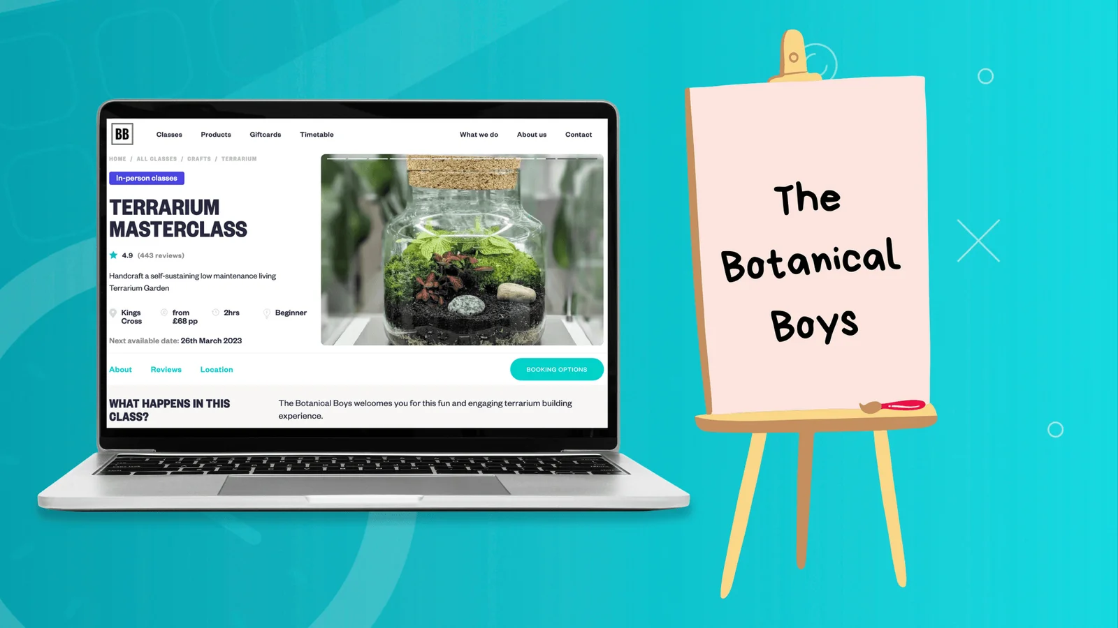 Baluu supports The Botanical Boys in opening their new shop!