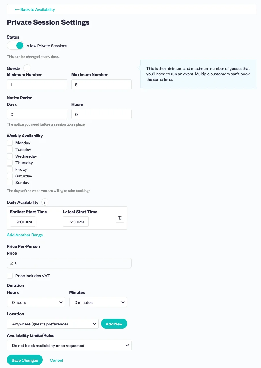 Private Corporate Christmas Events Using Baluu Custom Booking Software